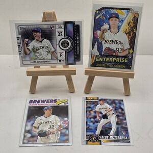 Jacob Misiorowski RC Lot Of 4 Cards: Topps Series 1 / Topps Heritage 2026